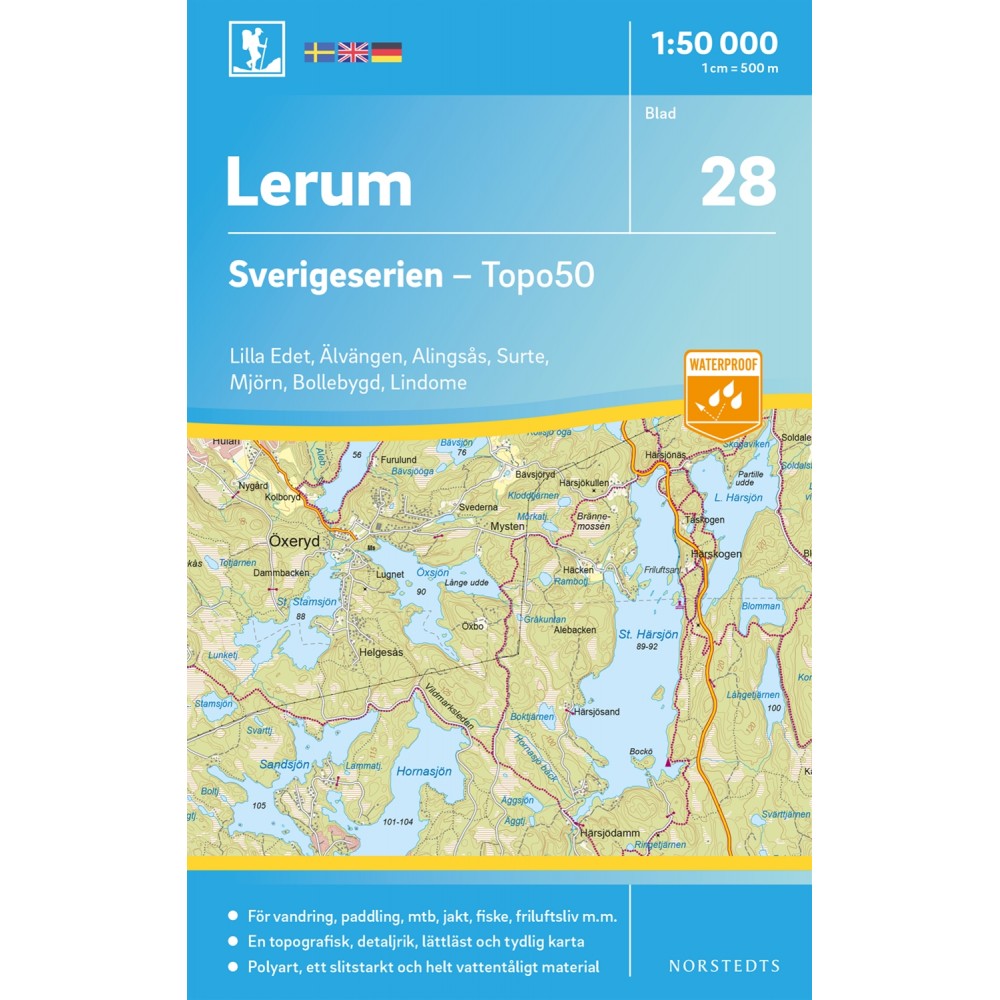 28 Lerum Sverigeserien 1:50 000